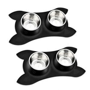 Wholesale Manufacturer Stainless Steel Silicone Pet Dog Bowl