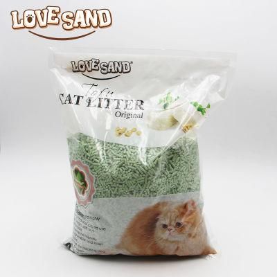 China Factory Flushable Clumping Plant Soybean Cat Sand