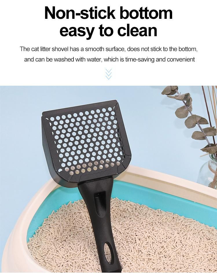 Pet Cleaning Products High Quality Environmentally Friendly Stainless Steel Cat Poop Shovels Cat Litter Shovel