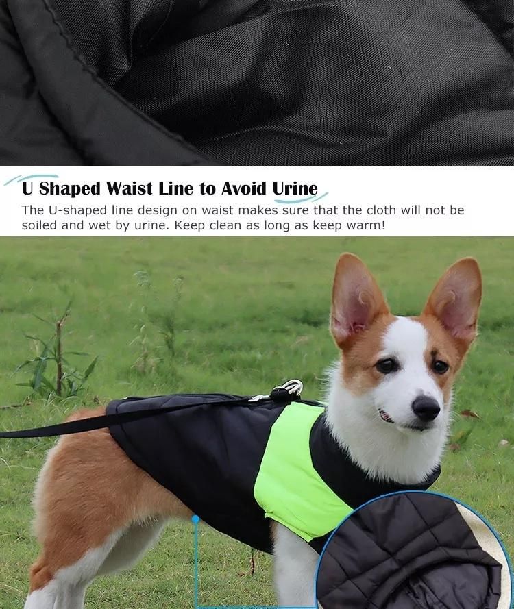 Warm Dog Large Jackets Luxury Water Proof Clothes Winter Use Pet Apparel