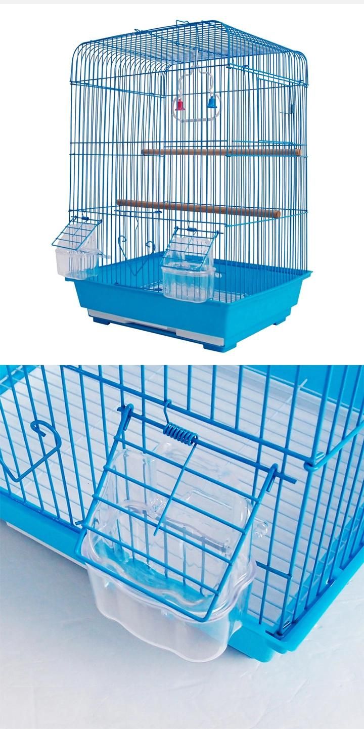 Manufacture Supply Large Stainless Steel Bird Breeding Cage with Stands