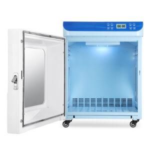 Pet Drying Cabinet for Cat Cleaning and Disinfection with Safety Lock and Lighting System