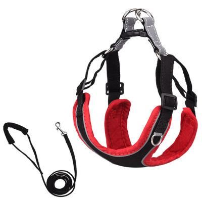 Pet Harness Set Two Contrast Colors Dog Harness Vest