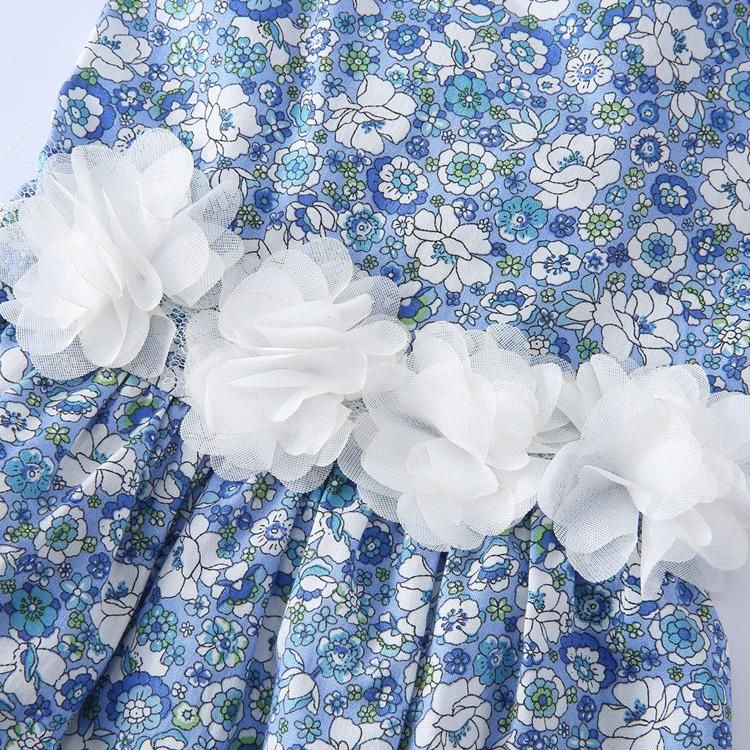 Wholesale Animal Doll Collar Spring and Summer New Pet Clothes Dog Plaid Skirt Cute Puppy Dress Skirt