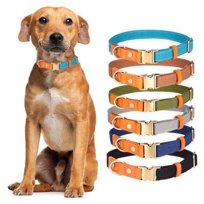 Pet Adjustable Training Leather Collar for Dog