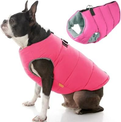 Warm Small Dog Sweater with Zipper Closure