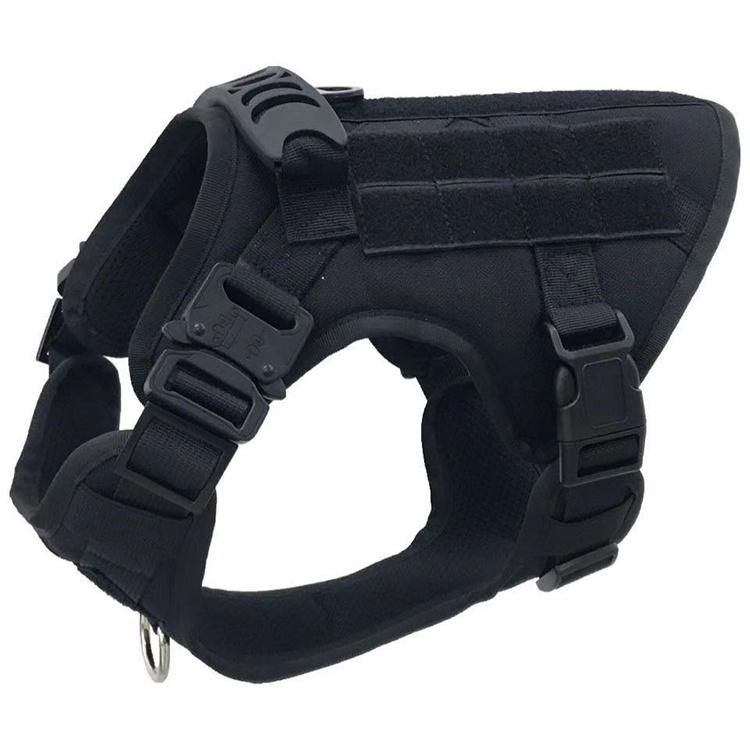 Custom Military Tactical Service Training Dog Vest Dog Police Harness for Large Dog
