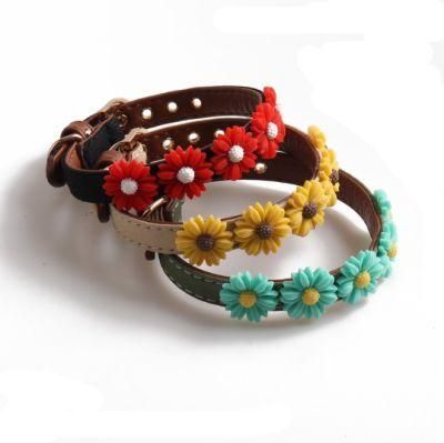 Floral Elegant Dog Collar &amp; Cat Collar with Fast Delivery