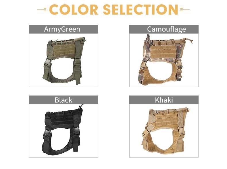 Soft Breathable No-Pull Tactical Dog Harness with Handle