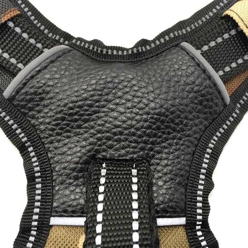Adjustable Soft Padded Reflective No-Choke Easy Control Handle Dog Harness