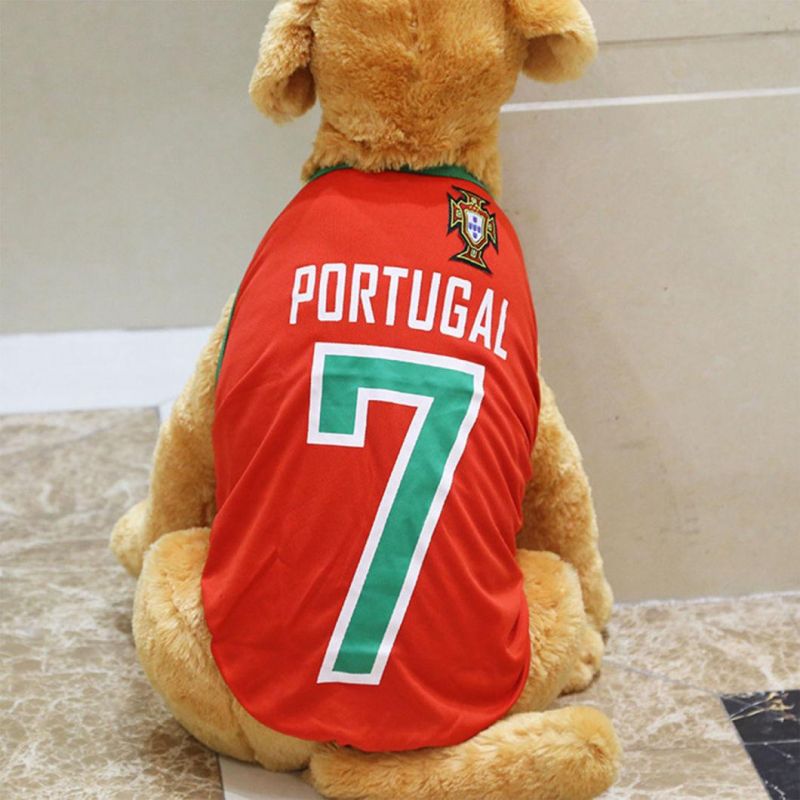 World Cup Sport Pet Clothes Football Basketball Dog Clothes