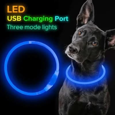 Night Safety Fashion Light up Dog Collar