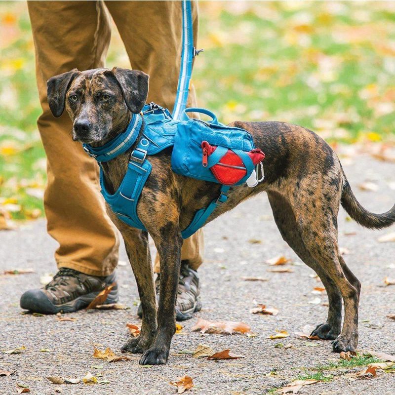 Custom Tactical Dog Harness Vest for Service Dog Training Vest Hiking Harness with Bag Pets for Small Medium Large Dogs