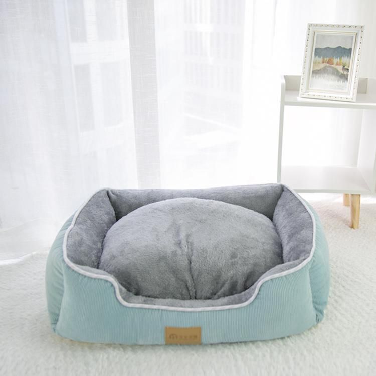 Wholesale Luxury Waterproof Ultra Soft Pet Dog Bed Rectangle Pet Bed Washable Dog Bed