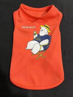 &quot;Delicious Bear &rdquor; Printing Pet Tank Dog Tank Wholesale Pet Clothes