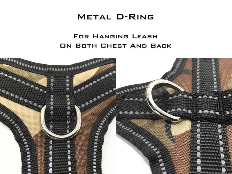 Adjustable Soft Padded Reflective Easy Control Handle Dog Harness Pet Supply