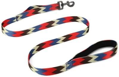 Neoprene Padded Soft Comfortable Pattern Dog Leash