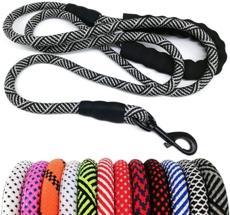 Heavy Duty Rope Dog Leash 1/2" X 6FT Nylon Pet Leash