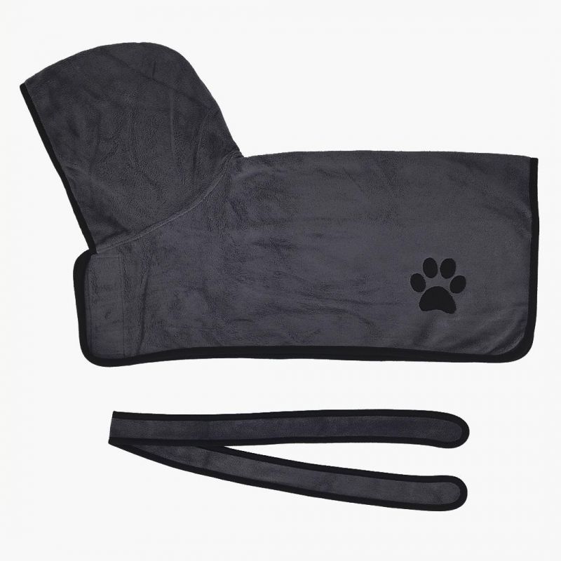 Mircofiber Absorbent Grooming Quick Drying Robe Bathrobe Pet Products