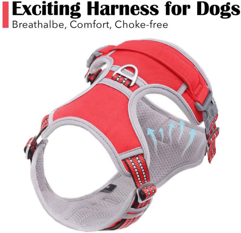 Dog Harness No-Pull Pet Harness Adjustable Comfortable Harness