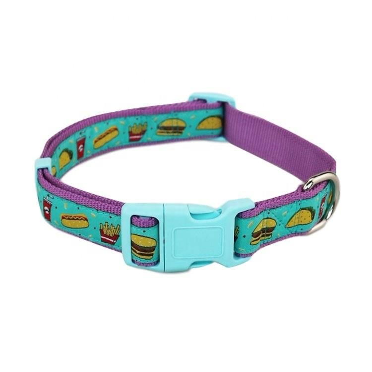 Amazon Hot Selling Custom, Cute Pattern Holiday Designer Luxury Pet Dog Collars//