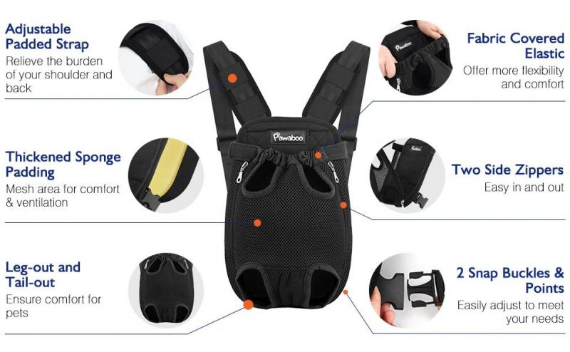 Pet Dog Carrier Backpack Adjustable Dog Front Carrier