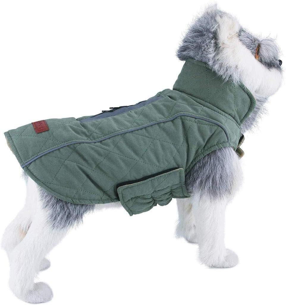 Thick Padded Comfortable Warm Reversible Dog Coat