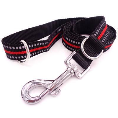 Safety Reflective Strong Dog Collar and Leash for Walking Hiking