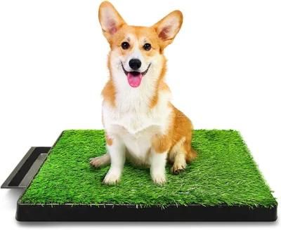Wanhe Top Quality Puppy Turf Potty Training Pads for Dog Relief Training System Home Bathroom Dogs Training Toilet Pad