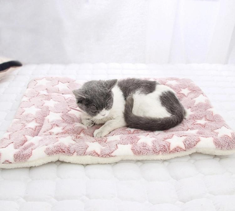 Reusable Anti Biting Ultra Soft Dog Bed Simple Style Pet Bed Mattress Sublimation Fashion Mattress Cat Dog Pet Mat