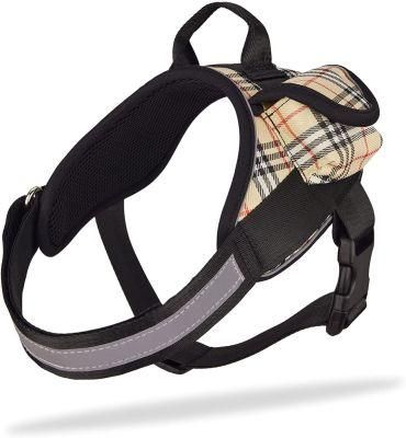 Service Dog Harness, No Pull Dog Training Vest with Reflective Stripes
