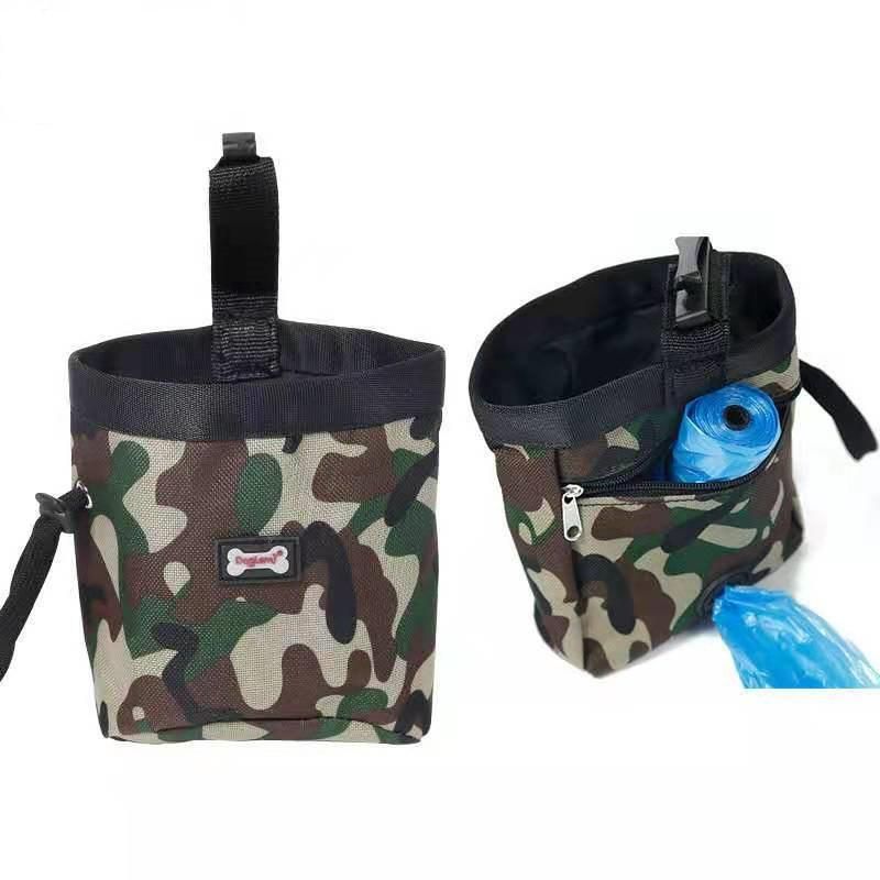 Portable Pet Dog Puppy Pouch Walking Food Treat Snack Training Pocket Waist Storage Bag for Outdoor Pet training Supplies Products