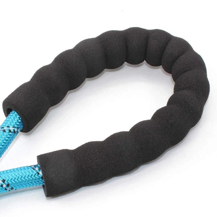 Highly Reflective Threads Strong Durable Nylon Dog Leash with Comfortable Padded Handle for Double Two Dogs