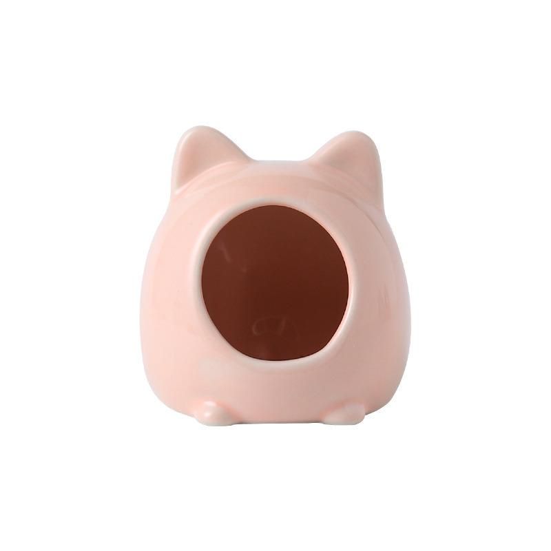 New Summer Hamster Accessories Cute Hamster Ceramic House Hamster Hideout