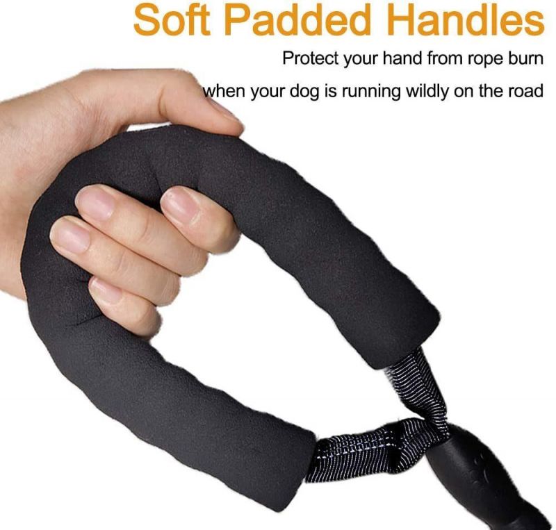 Heavy Duty Bungee Dog Leash 6FT-4.5FT Strong Training Rope Leash Extra Comfortable Padded Handle