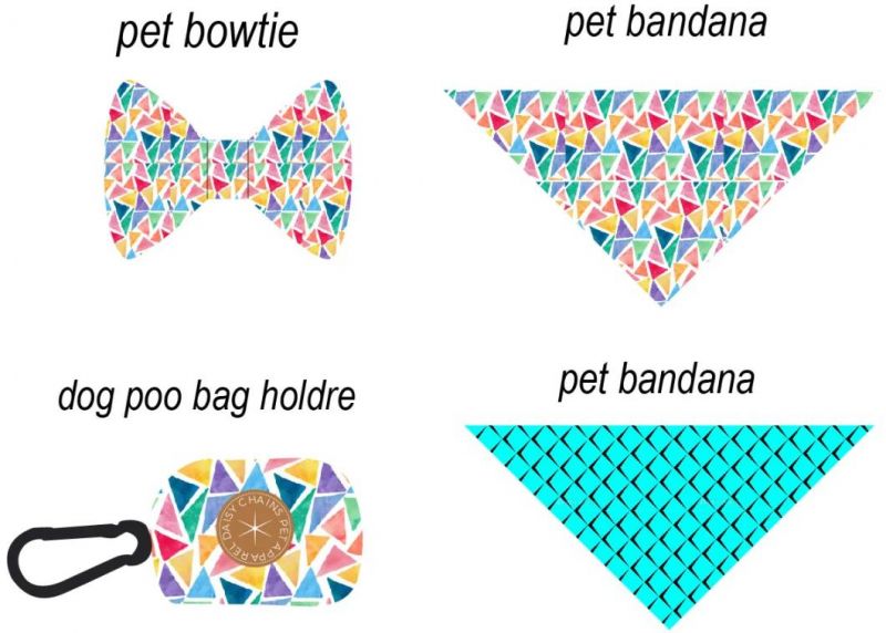 Customized Pattern Reversible Pet Dog Harness with Ajustable Accessioes for Walking The Dog