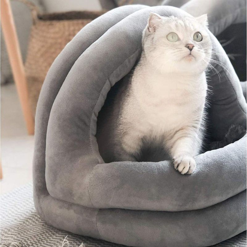 Cat Bed for Indoor Cats Machine Washable Cat Beds