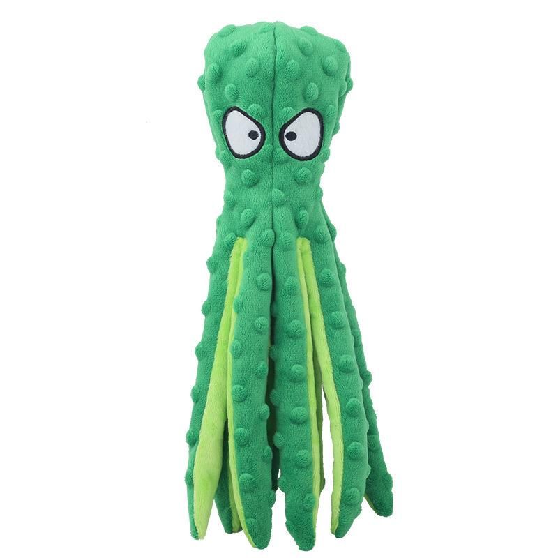 New Pet Plush Toy Octopus Skin Shell Dog Puzzle Bite Resistant Vocal Toys Octopus Pet Training Supplies
