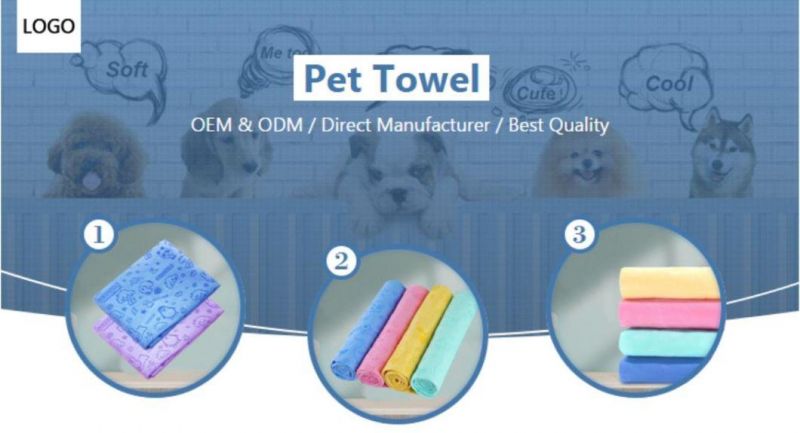 Super Water Absorbent PVA Chamois Pet Towel