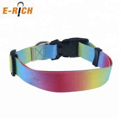 Wholesale Colored Sublimation Dog Collar Custom Design Can Be Adjustable