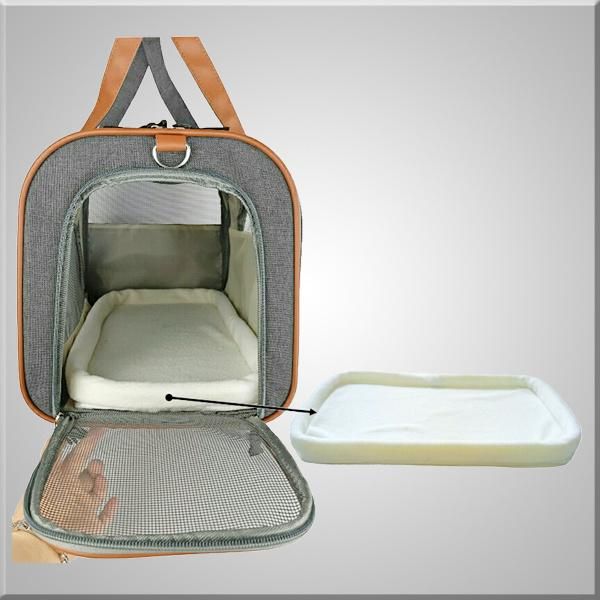 Airline Approved Soft Sided Pet Carrier Bag with Fleece Pad Replacement