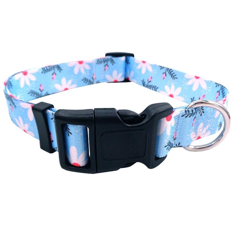 Double Buckle Collar Pet Collar Comfortable Material Dog Collar