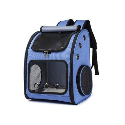 Transparent Cat Bag for Travel with Convenient Breathable Pet Bag Folding Pet Backpack Custom Cat Backpack