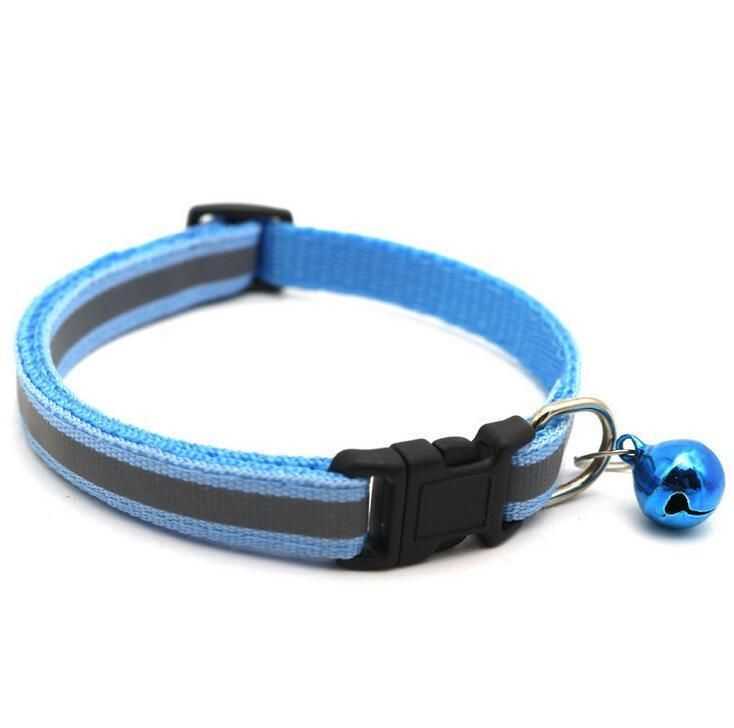 Wholesale Colorful 1.0cm 1.5cm 2.0cm Custom Reflective Light Reflecting Glistening Shiny Pet Dog Collar Pet Leash Harness Cat Collar
