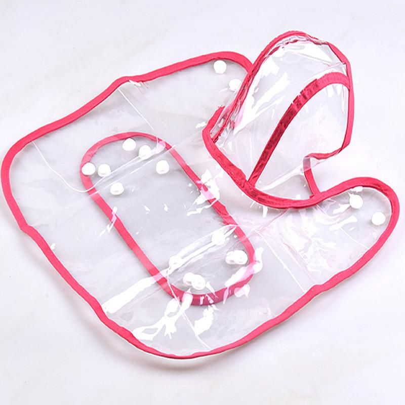 Transparent Waterproof Raincoat for Dogs in Spring and Summer