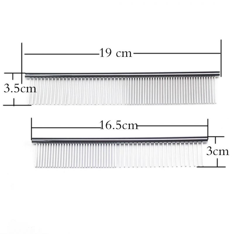 Self-Cleaning Hairbrush Flea Comb Hair Removal Pets Metal Comb