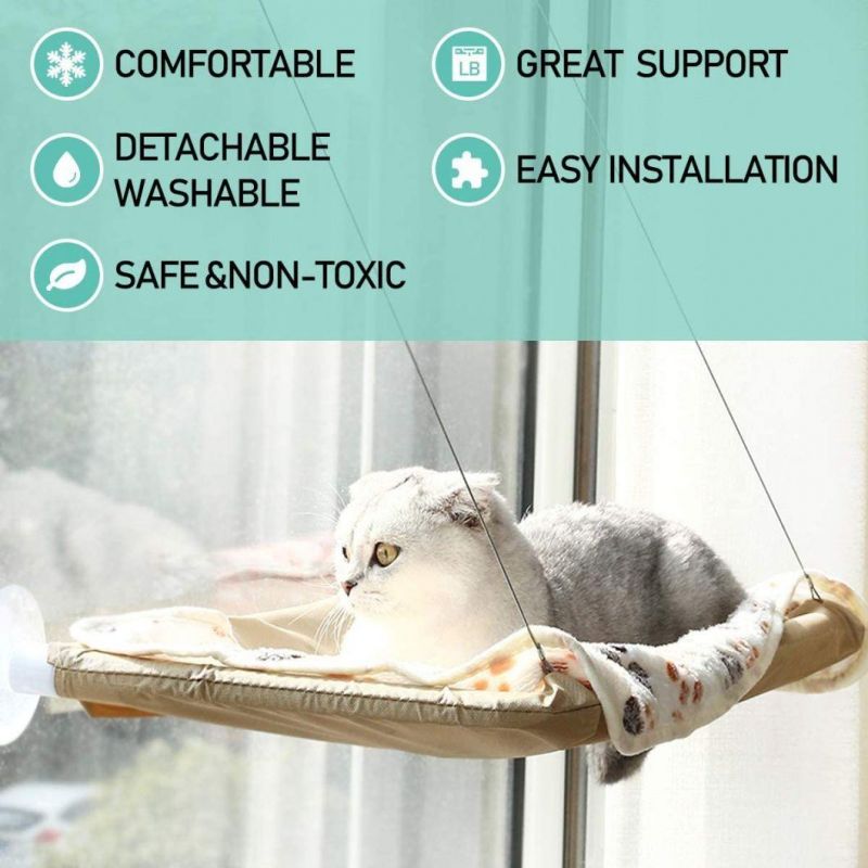 Cat Window Perch Hammock Cat Window Bed for Indoor