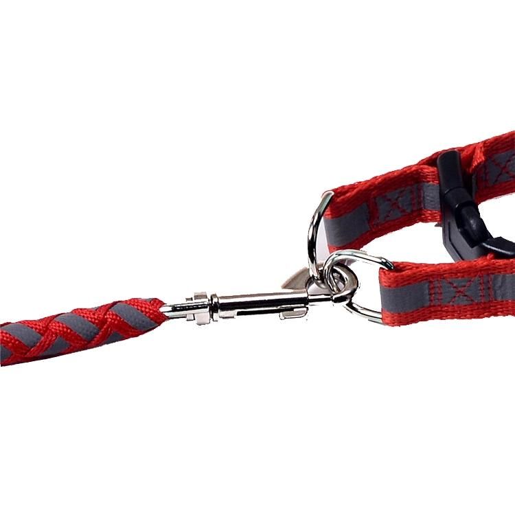 Reflective Dog Leash Pet Leash Chest Strap Set