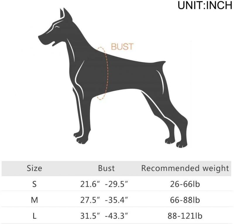 Tactical Dog Harness Vest Dog Harness No-Pull Adjustable Training Dog Vest with Easy Control Handle
