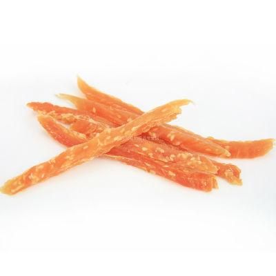 Sesame Chicken Breast Strips Dog Snacks Dry Chicken Jerky 500g